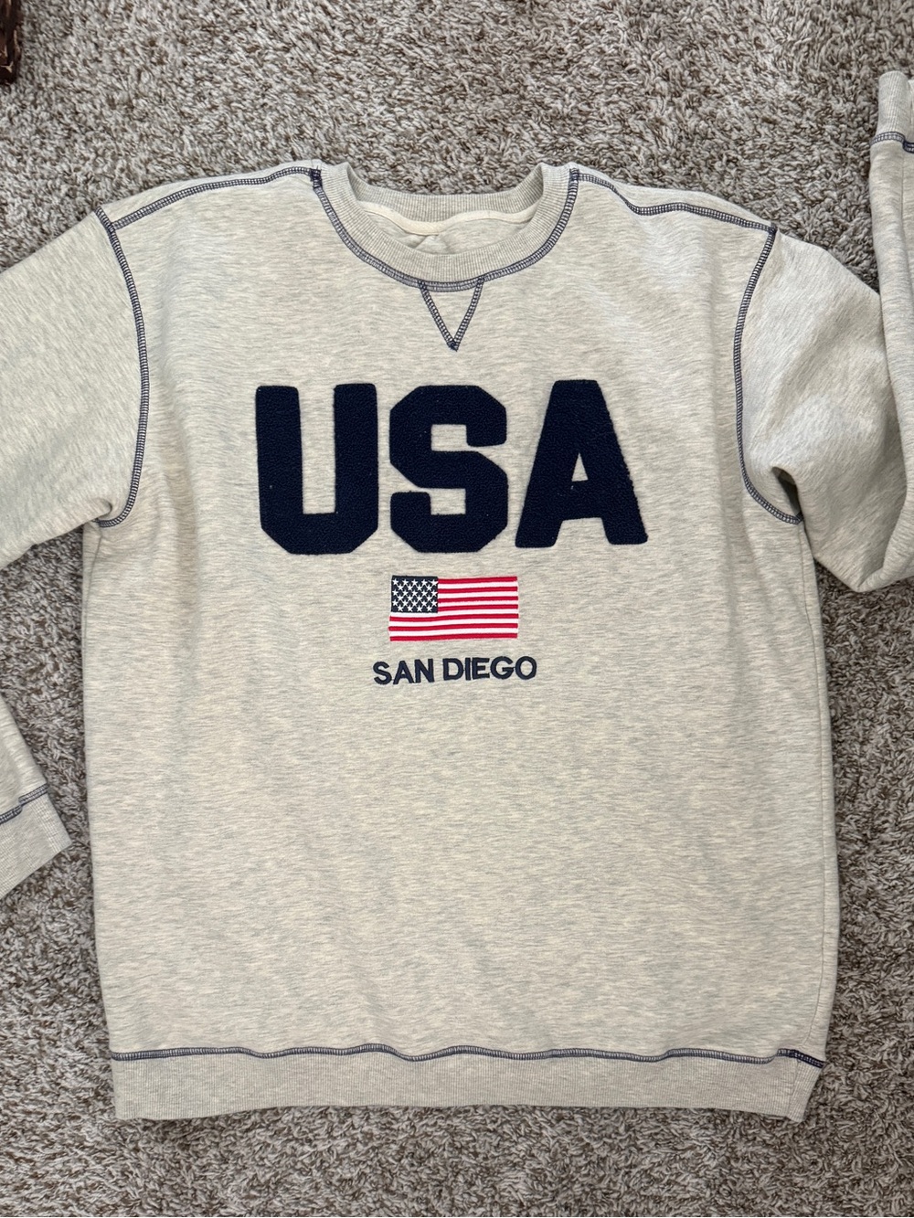 USA - San Diego - 100% Egyptian Cotton Sweatshirt